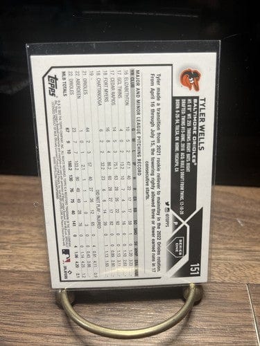 Cheap Sneaks Footwear/Sports Cards Baseball Card 2023 Topps Series One Tyler Wells #151 Baltimore Orioles Pitcher