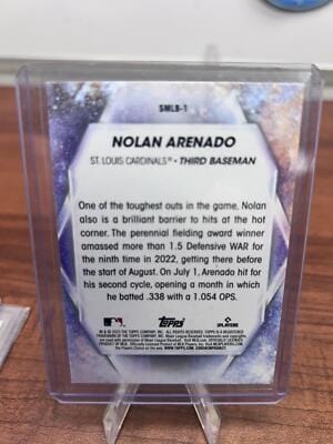 Cheap Sneaks Footwear/Sports Cards Baseball Card 2023 Topps #SMLBC-1 Nolan Arenado Stars of MLB
