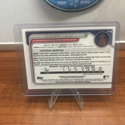 Cheap Sneaks Footwear/Sports Cards Baseball Card 2024 Bowman Barrett Kent Chrome Auto 1st Prospect #CPA-BK