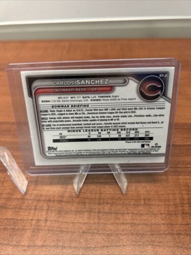 Cheap Sneaks Footwear/Sports Cards Baseball Card 2024 Bowman Baseball Chrome Prospects 1st Bowman #BCP-25 Carlos Sanche