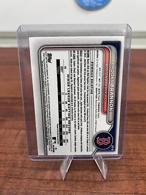 Cheap Sneaks Footwear/Sports Cards Baseball Card 2024 Bowman #BCP-95 Brooks Brannon Chrome Prospects