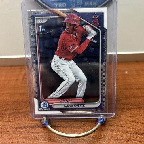 Cheap Sneaks Footwear/Sports Cards Baseball Card 2024 Bowman Capri Ortiz BCP-73 Chrome Prospects Los Angeles Angels