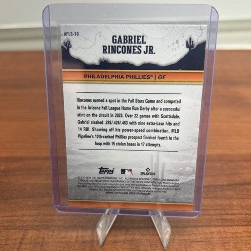 Cheap Sneaks Footwear/Sports Cards Baseball Card 2024 Bowman Chrome Refractor- Arizona Fall League #AFLS-10 Gabriel Rin