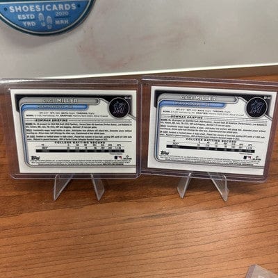 Cheap Sneaks Footwear/Sports Cards Baseball Card 2024 Bowman Draft - Chrome #BDC-64 Gage Miller (RC)