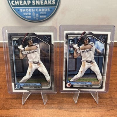 Cheap Sneaks Footwear/Sports Cards Baseball Card 2024 Bowman Draft - Chrome #BDC-64 Gage Miller (RC)