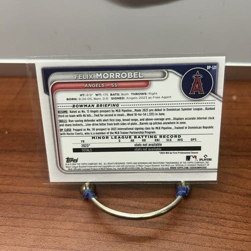 Cheap Sneaks Footwear/Sports Cards Baseball Card 2024 Bowman Paper 1st Bowman #BP-121 Felix Morrobel Los Angeles Angels