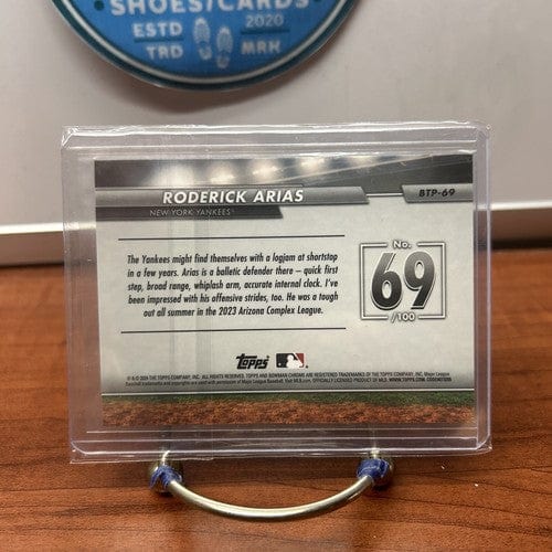 Cheap Sneaks Footwear/Sports Cards Baseball Card 2024 BOWMAN RODERICK ARIAS TOP 100 PROSPECTS REF #BTP-69