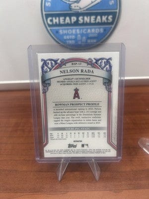 Cheap Sneaks Footwear/Sports Cards Baseball Card 2024 Bowman Sterling Refracter Nelson Rada 006/199