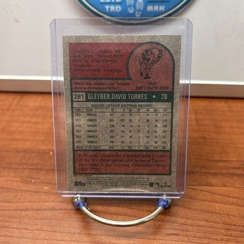 Cheap Sneaks Footwear/Sports Cards Baseball Card 2024 Heritage Base #281 Gleyber Torres - New York Yankees
