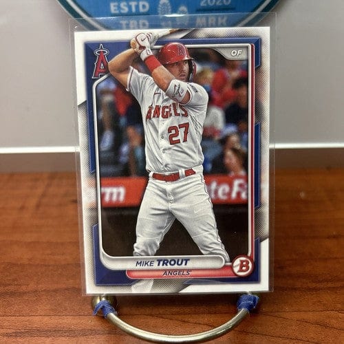 Cheap Sneaks Footwear/Sports Cards Baseball Card 2024 Topps Bowman Baseball Mike Trout Los Angeles Angels #19