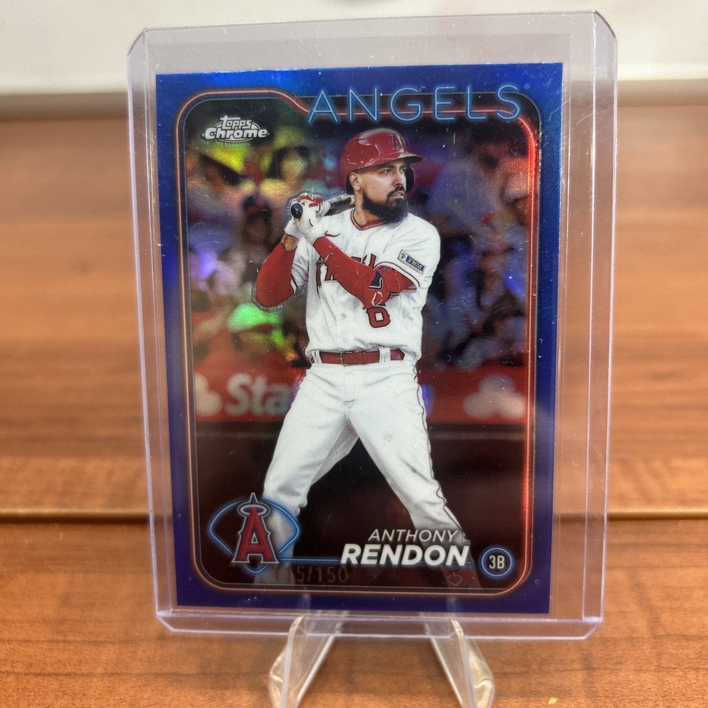 Cheap Sneaks Footwear/Sports Cards Baseball Card 2024 Topps Chrome #61 Anthony Rendon Blue Refractors #/150