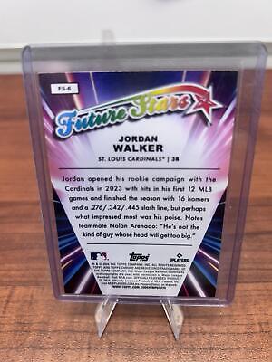 Cheap Sneaks Footwear/Sports Cards Baseball Card 2024 Topps Chrome #FS-6 Jordan Walker Future Stars
