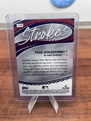 Cheap Sneaks Footwear/Sports Cards Baseball Card 2024 Topps Chrome #S-20 Paul Goldschmidt Strokes
