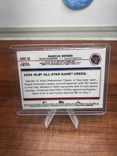 Cheap Sneaks Footwear/Sports Cards Baseball Card 2024 Topps Chrome Update MARCUS SEMIEN All Star Game Refractor Insert