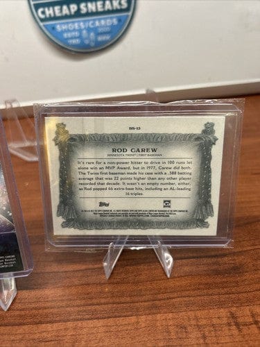 Cheap Sneaks Footwear/Sports Cards Baseball Card 2024 Topps Cosmic Chrome ROD CAREW Galactic Greatness Twins GG-20 + Bo