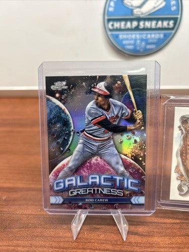 Cheap Sneaks Footwear/Sports Cards Baseball Card 2024 Topps Cosmic Chrome ROD CAREW Galactic Greatness Twins GG-20 + Bo
