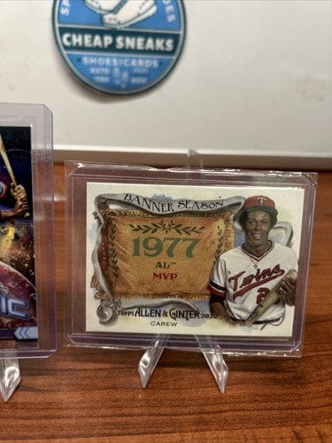 Cheap Sneaks Footwear/Sports Cards Baseball Card 2024 Topps Cosmic Chrome ROD CAREW Galactic Greatness Twins GG-20 + Bo