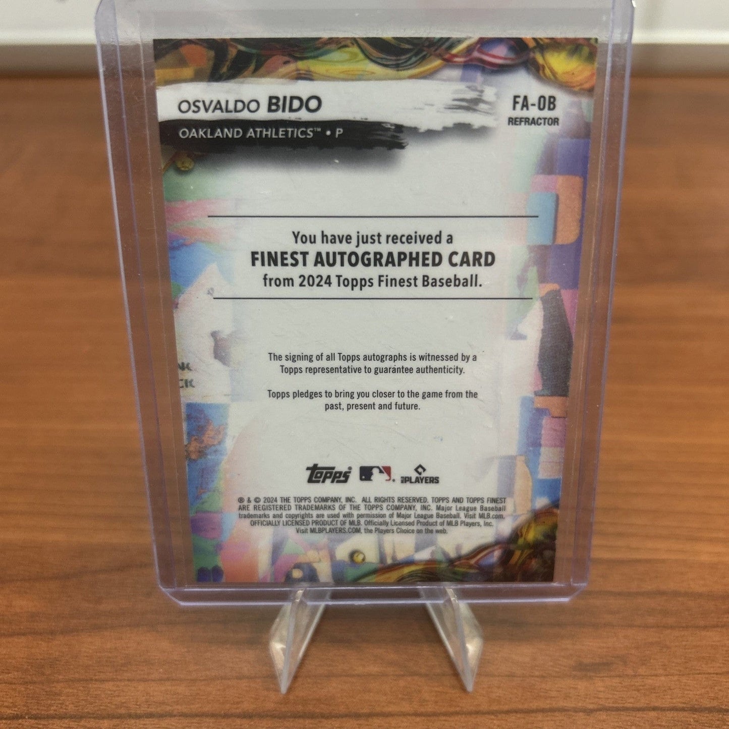 Cheap Sneaks Footwear/Sports Cards Baseball Card 2024 Topps Finest Oswaldo Bido #FA-OB RC On Card Auto
