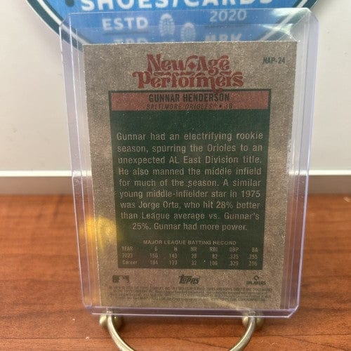Cheap Sneaks Footwear/Sports Cards Baseball Card 2024 Topps Heritage New Age Performers #NAP-24 Gunnar Henderson Baseb