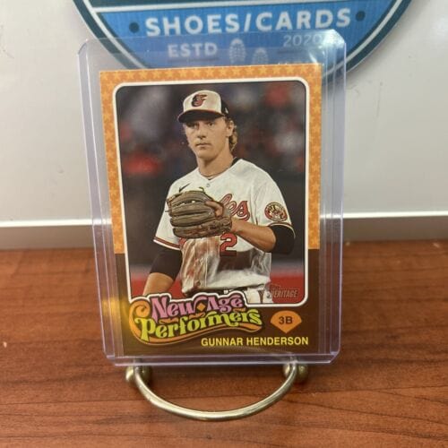 Cheap Sneaks Footwear/Sports Cards Baseball Card 2024 Topps Heritage New Age Performers #NAP-24 Gunnar Henderson Baseb