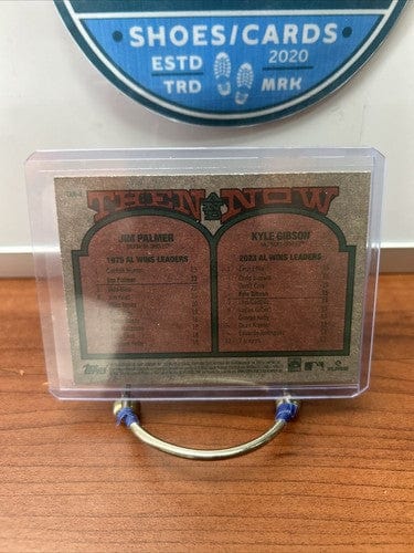 Cheap Sneaks Footwear/Sports Cards Baseball Card 2024 Topps Heritage #TAN-4 Jim Palmer Kyle Gibson Then and Now Orioles