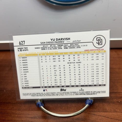 Cheap Sneaks Footwear/Sports Cards Baseball Card 2024 Topps Series 2 - #627 Yu Darvish San Diego Padres