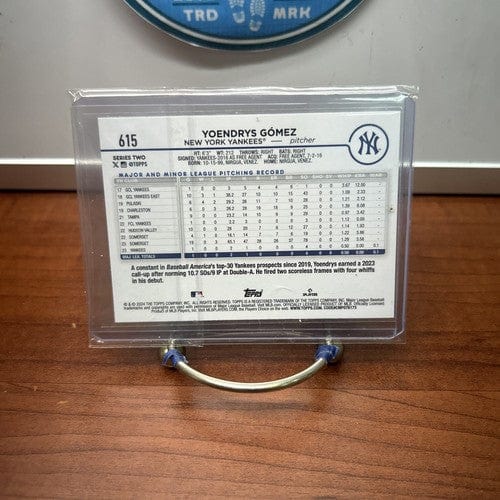 Cheap Sneaks Footwear/Sports Cards Baseball Card 2024 Topps Series 2 RC #615 Yoendrys Gomez New York Yankees