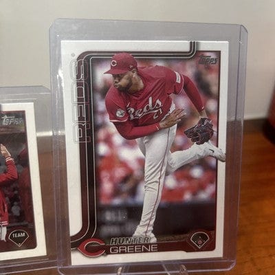 Cheap Sneaks Footwear/Sports Cards Baseball Card 2025 Topps Series 1 Reds Lot,24 Topps Heritage #182 Strand RC, Spencer