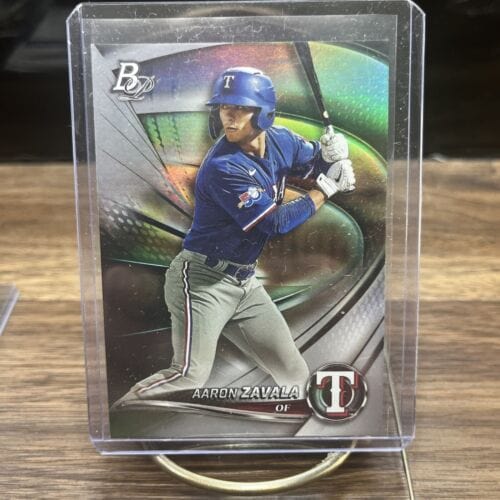 Cheap Sneaks Footwear/Sports Cards Baseball Card Aaron Zavala Texas Rangers Autographed 2022 Bowman Platinum 2 Card Lot
