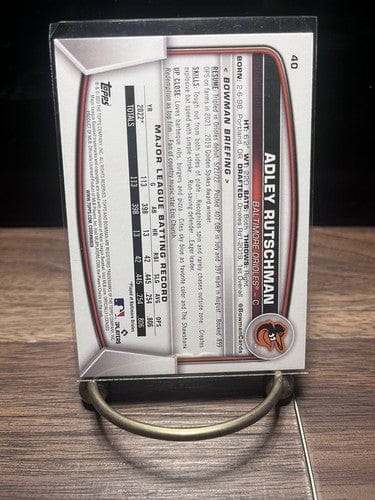 Cheap Sneaks Footwear/Sports Cards Baseball Card Adley Rutschman 2023 Bowman Baseball Rookie Base Card#40 Baltimore Ori