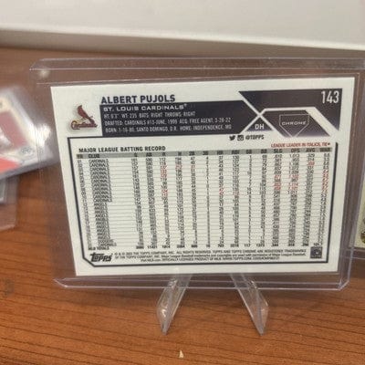 Cheap Sneaks Footwear/Sports Cards Baseball Card Albert Pujols, Yadier Molina Lot(3) 2023 Topps Chrome #143,#14 2023 Al