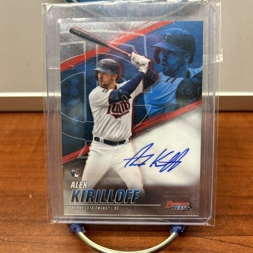 Cheap Sneaks Footwear/Sports Cards Baseball Card ALEX KIRILLOFF 2021 BOWMAN'S BEST BASEBALL ROOKIE AUTOGRAPH MINNESOTA