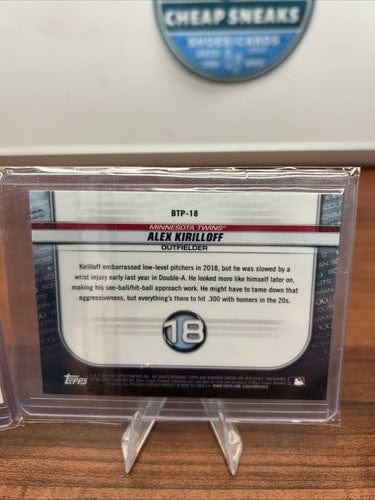 Cheap Sneaks Footwear/Sports Cards Baseball Card Alex Kirilloff Minn Twins 2024 Topps Chrome 2020/21 Bowman Chrome Top-