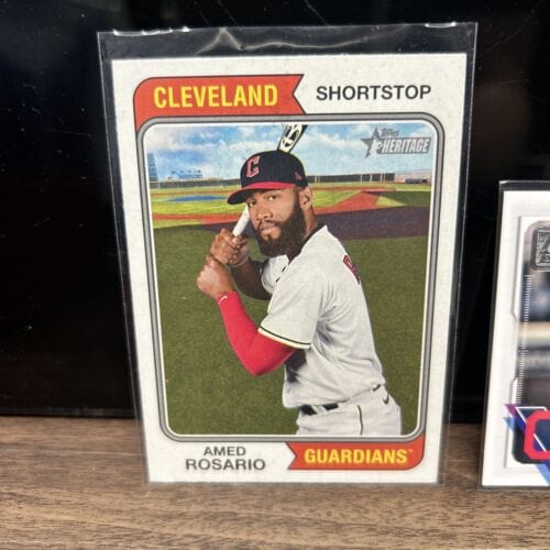 Cheap Sneaks Footwear/Sports Cards Baseball Card Amed Rosario Cleveland Gurdians Lot(2) 2021 Topps Series 2, 2023 Topps