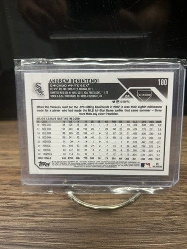Cheap Sneaks Footwear/Sports Cards Baseball Card Andrew Benintendi 2023 Topps Chrome Pink Refractor #180 Chicago White