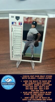 Cheap Sneaks Footwear/Sports Cards Baseball Card Andy Hawkins 1991 Upper Deck #333 New York Yankees