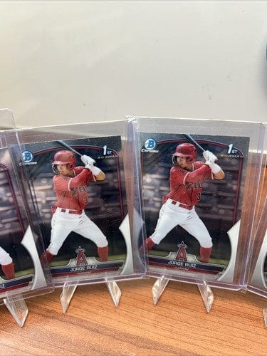 Cheap Sneaks Footwear/Sports Cards Baseball Card Angel 1st Bowman Lot (5) 3 Jorge Ruiz,De’ Jesus, Minnacci