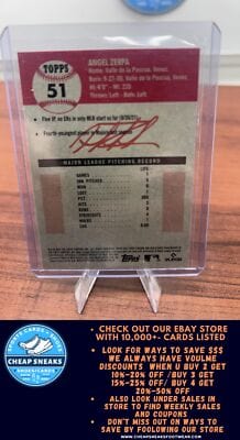Cheap Sneaks Footwear/Sports Cards Baseball Card Angel Zerpa RC 2022 Topps Chrome Platinum Anniversary #51 Kansas City