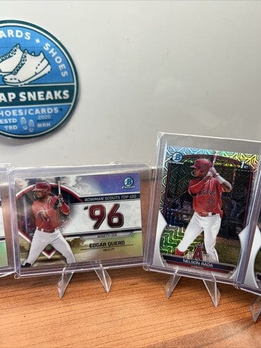 Cheap Sneaks Footwear/Sports Cards Baseball Card Angels 2022/2023 Bowman Chrome Lot (8) 6 1st Bowman’s