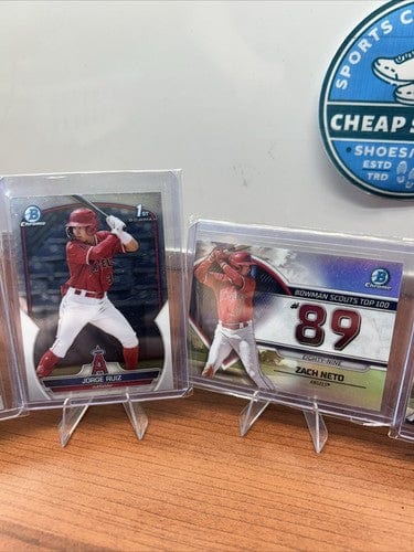 Cheap Sneaks Footwear/Sports Cards Baseball Card Angels 2022/2023 Bowman Chrome Lot (8) 6 1st Bowman’s