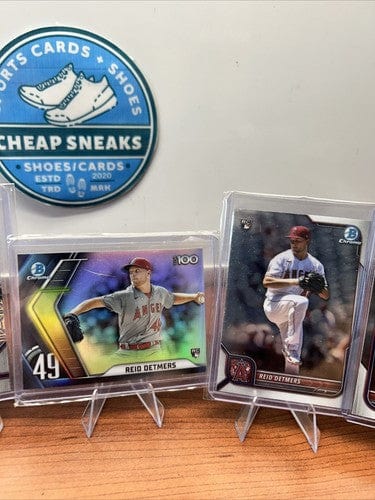 Cheap Sneaks Footwear/Sports Cards Baseball Card Angels 2022/2023 Bowman Chrome Lot Of 9