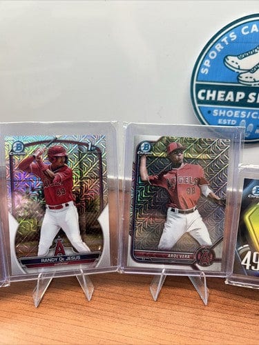 Cheap Sneaks Footwear/Sports Cards Baseball Card Angels 2022/2023 Bowman Chrome Lot Of 9