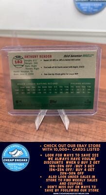 Cheap Sneaks Footwear/Sports Cards Baseball Card Anthony Rendon 2023 Topps Chrome Platinum Anniversary #182 Los Angeles