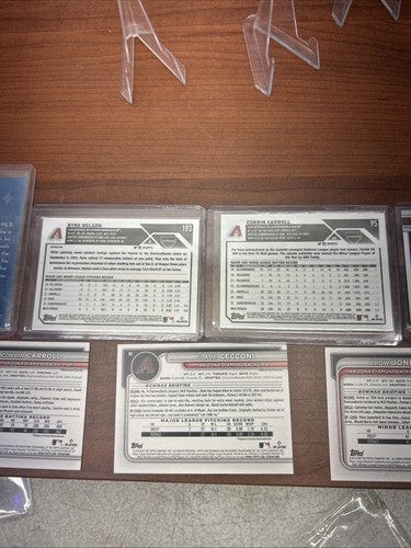 Cheap Sneaks Footwear/Sports Cards Baseball Card Ariz Diamondbacks Corbin Carroll 2023 Topps Chrome RC/Ryan Nelson RC R