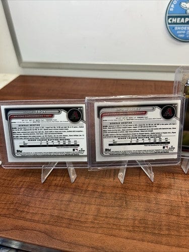 Cheap Sneaks Footwear/Sports Cards Baseball Card Arizona Diamondbacks 2023 /2024 Bowman Chrome Lot Troy,Hurley,C. Cerda
