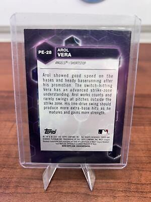 Cheap Sneaks Footwear/Sports Cards Baseball Card Arol Vera 2022 Bowman Platinum #PE-28 Precious Elements Angels