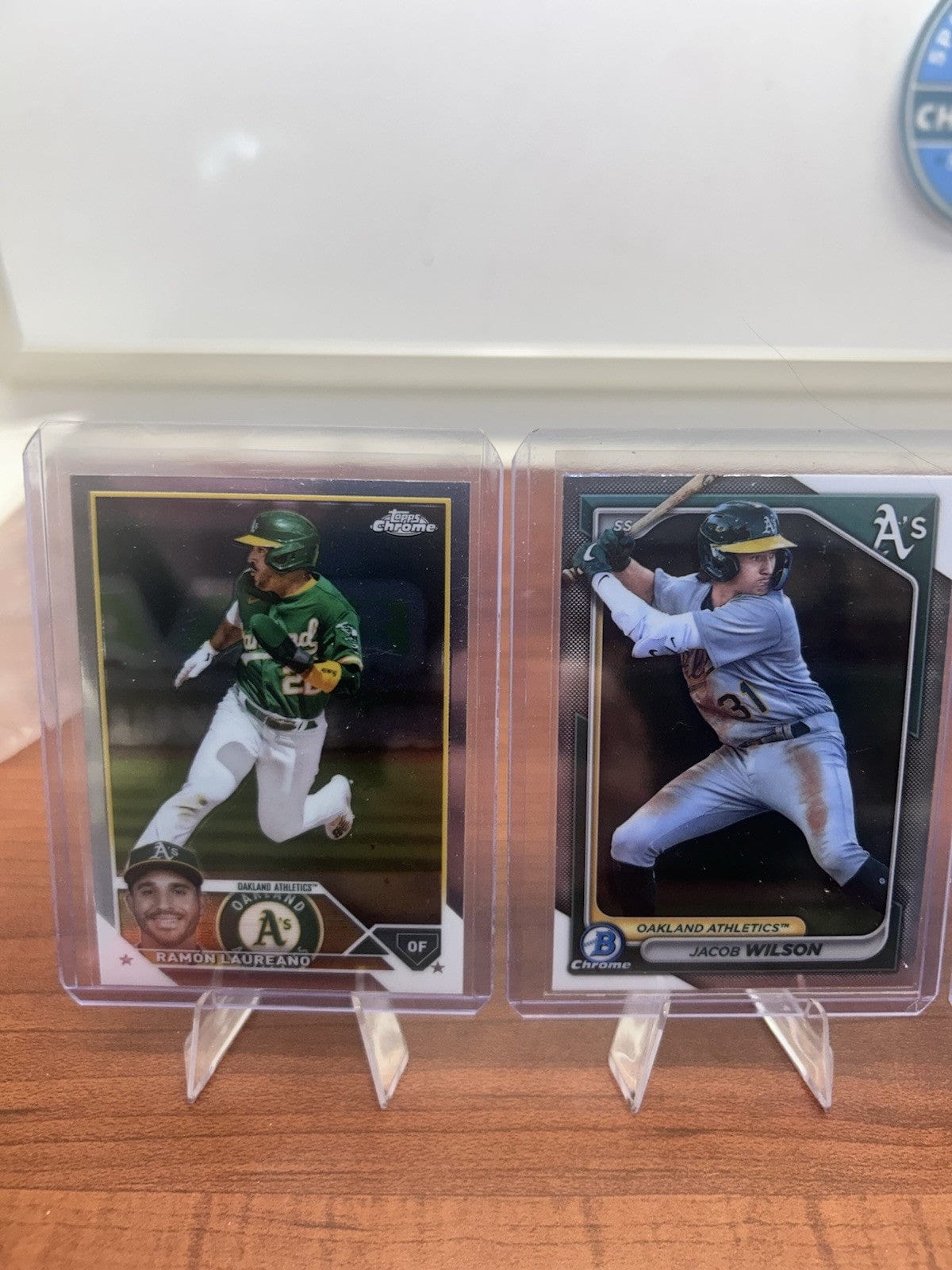 Cheap Sneaks Footwear/Sports Cards Baseball Card Athletics 2024 Bowman Chrome,23 Topps Chrome Lot Myles Naylor,Jacob Wi