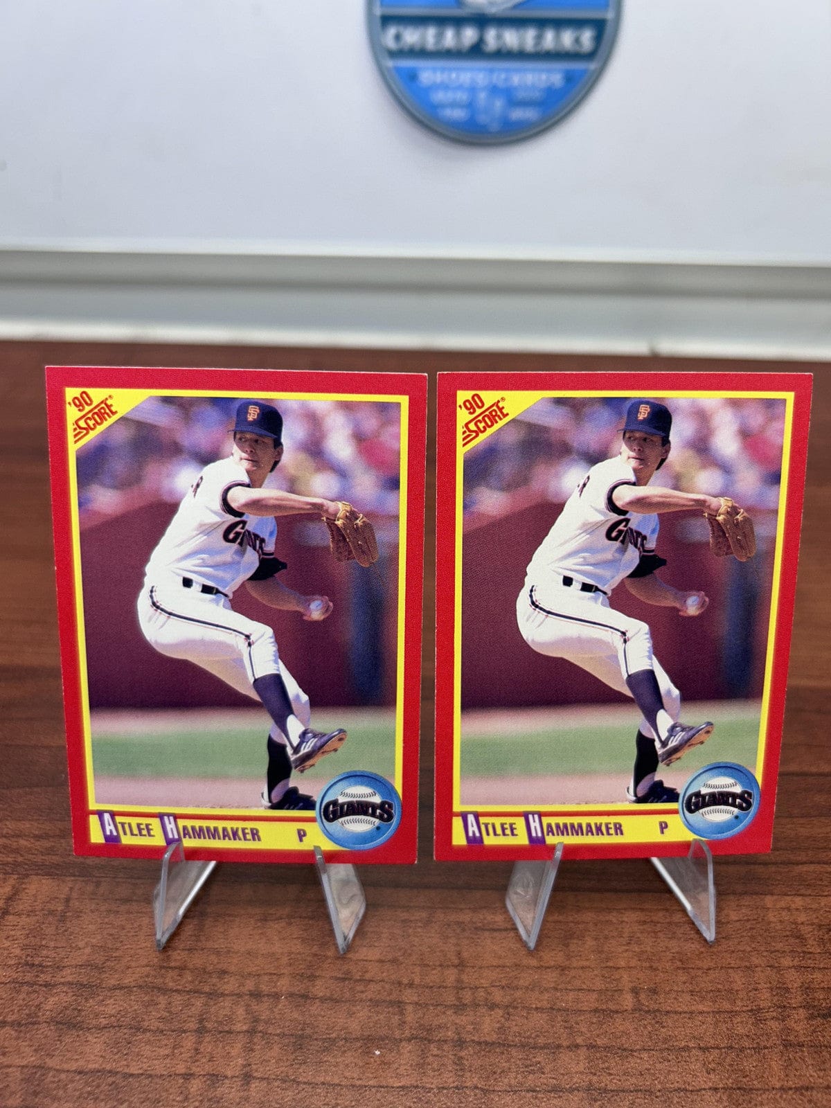 Cheap Sneaks Footwear/Sports Cards Baseball Card Atlee Hammaker 1990 Score #231 San Francisco Giants