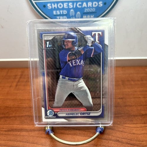 Cheap Sneaks Footwear/Sports Cards Baseball Card #BCP-16 Abimelec Ortiz 1st 2024 Bowman Chrome Prospects Texas Rangers