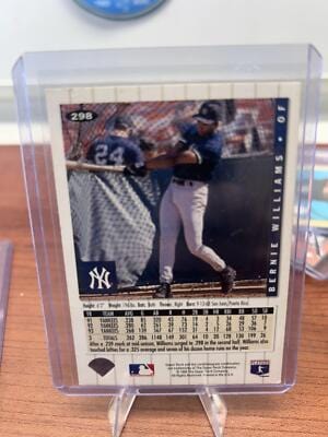 Cheap Sneaks Footwear/Sports Cards Baseball Card Bernie Williams 1994 Collector's Choice Gold Signature #298 New York Y